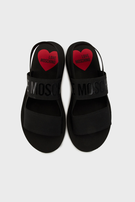Love Moschino Logolu Çift Bantlı Kadın Sandalet JA16033G0MJN7000