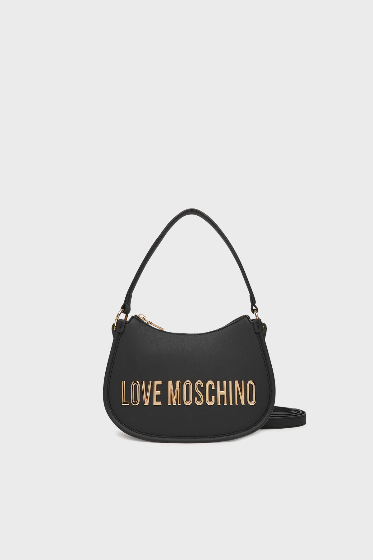 Love Moschino Logolu Çıkarılabilir Askı ve Tutma Saplı Kadın Çanta JC4027PP1NKD0000 SİYAH