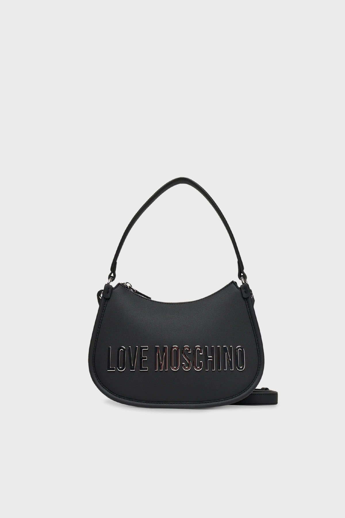 Love Moschino Logolu Çıkarılabilir Askı ve Tutma Saplı Kadın Çanta JC4027PP1NKD000B SİYAH