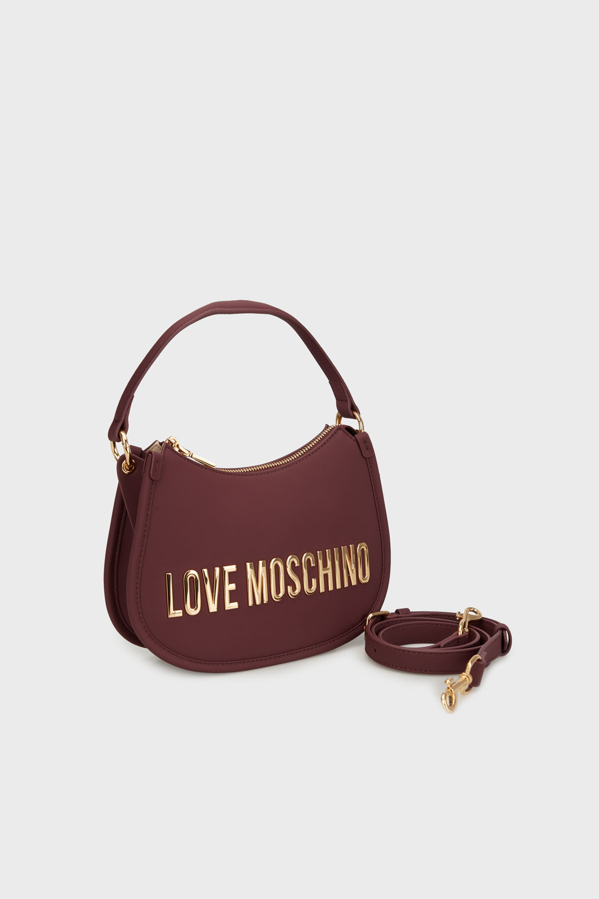 Love Moschino Logolu Çıkarılabilir Askı ve Tutma Saplı Kadın Çanta JC4027PP1NKD0552 MOR