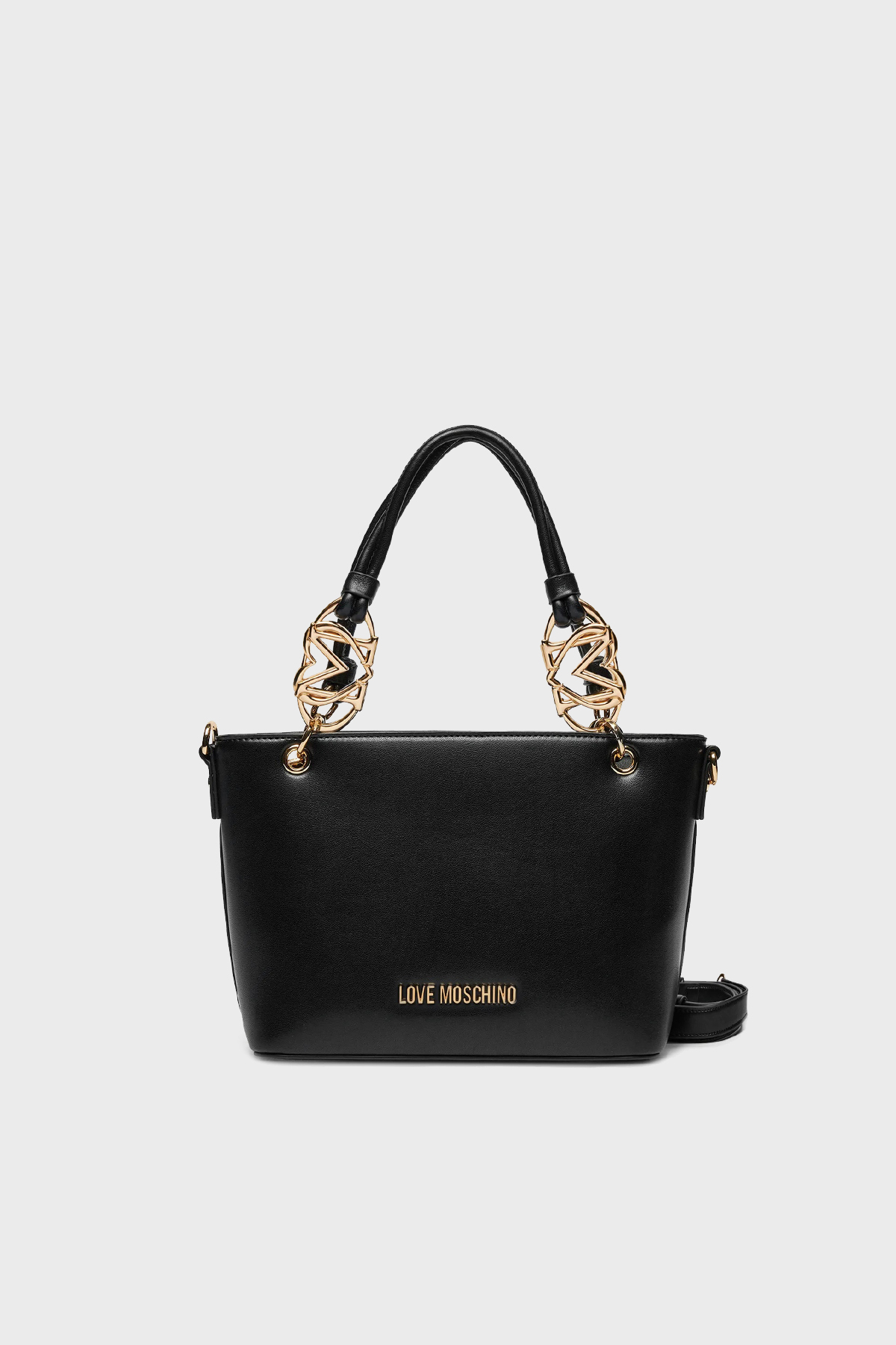 Love Moschino Logolu Çıkarılabilir Askılı Kadın Çanta JC4052PP1MLF0000 SİYAH