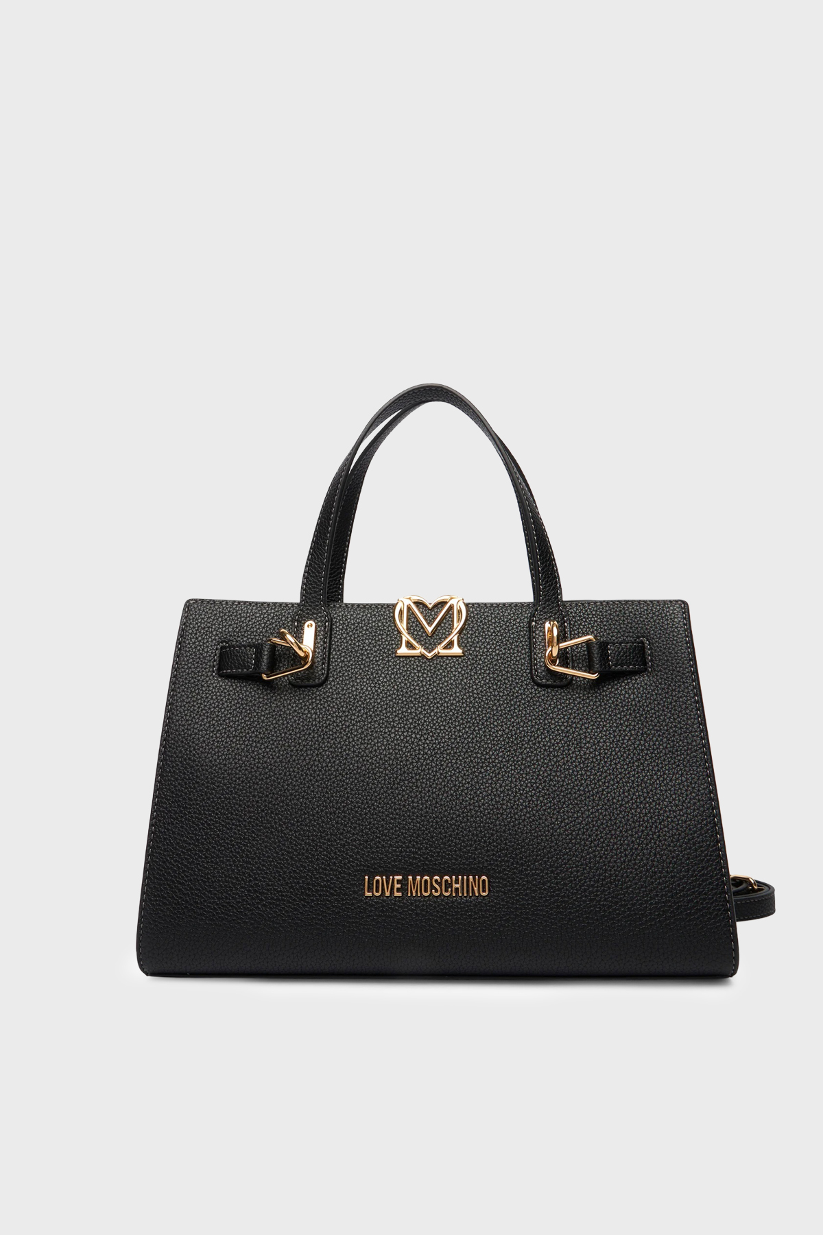 Love Moschino Logolu Çıkarılabilir Askılı Kadın Çanta JC4126PP1OLM0000 SİYAH