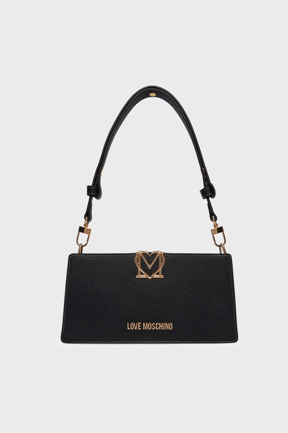 Love Moschino Logolu Çıkarılabilir Askılı Kadın Çanta JC4128PP1OLM0000 SİYAH