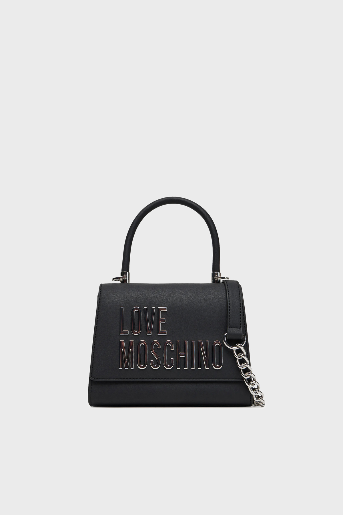 Love Moschino Logolu Çıkarılabilir Zincir Askılı Kadın Çanta JC4024PP1NKD000B SİYAH