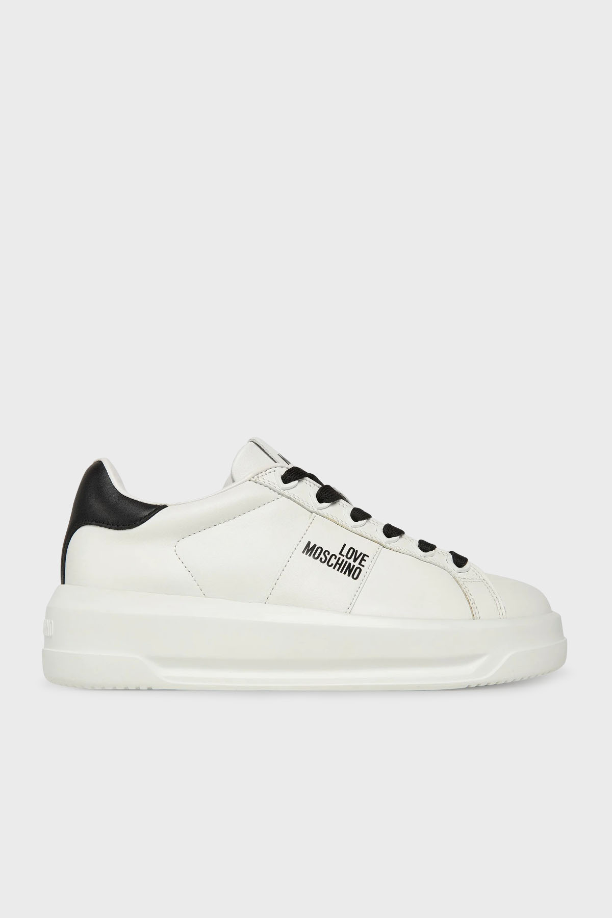 Love Moschino Logolu Deri Sneaker Kadın Ayakkabı JA15315G0NIA110A BEYAZ