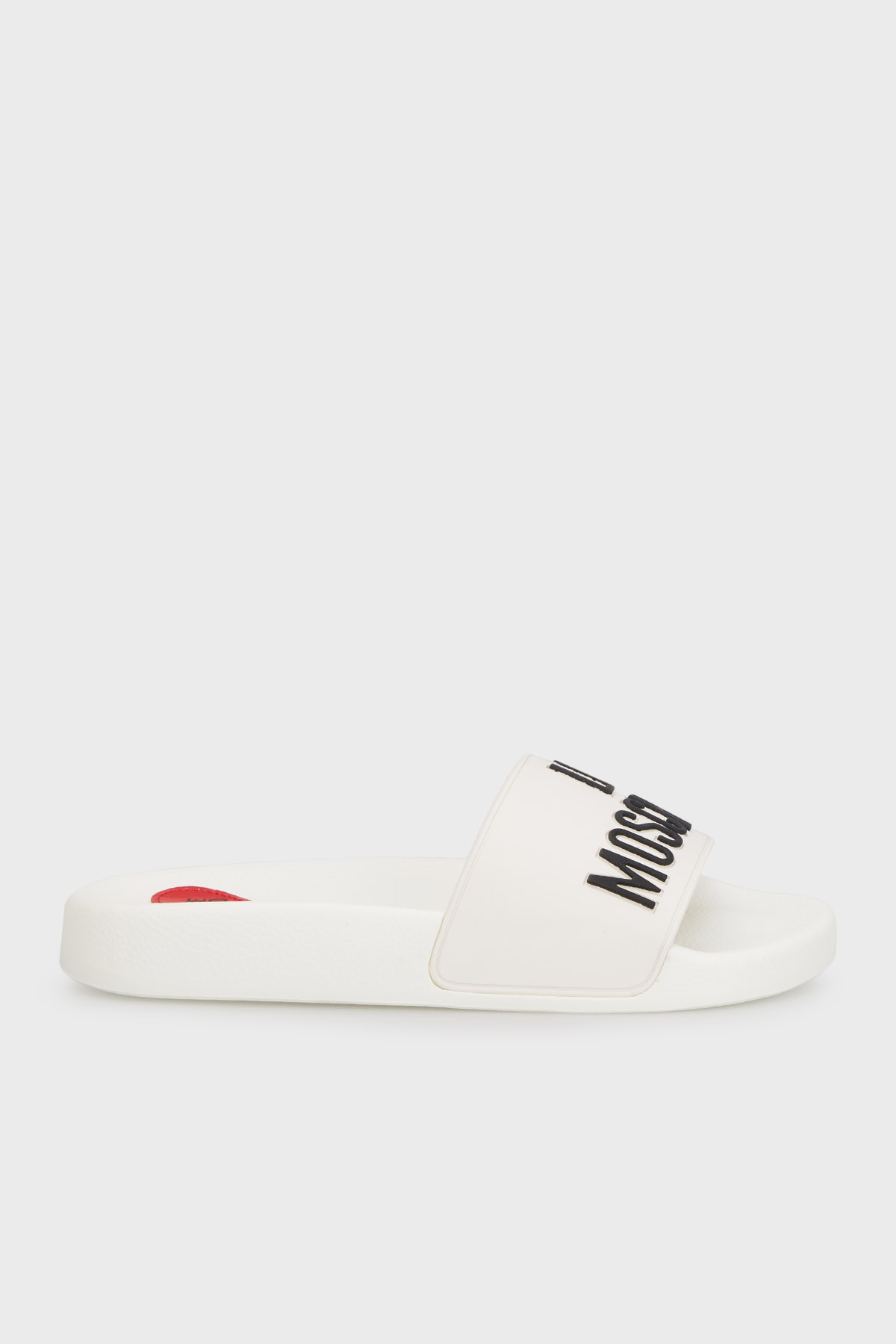 Love Moschino Logolu Düz Kadın Terlik JA28052G1MI14100 BEYAZ