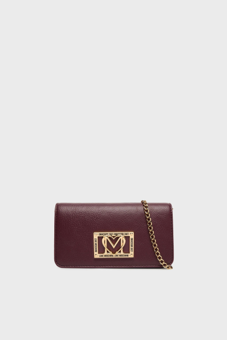 Love Moschino Logolu Sabit Zincir Askılı Portföy Bayan Cüzdan