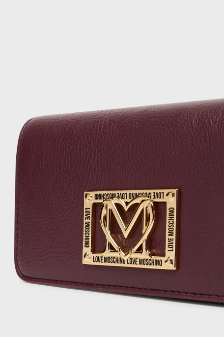 【294②】ma²゜ 様 Love Moschino Logolu Sabit Zincir Askılı Portföy Bayan Cüzdan