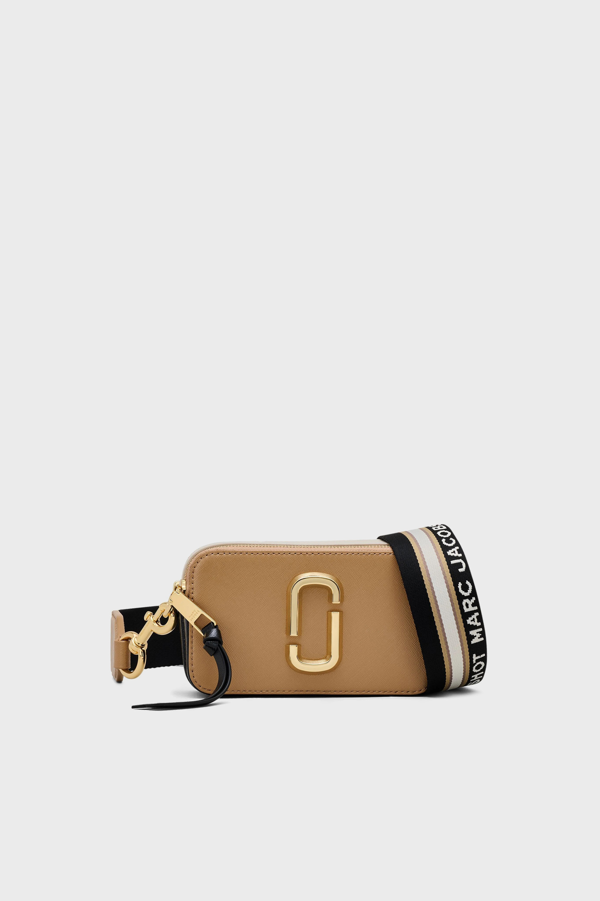 Marc Jacobs The Snapshot Ayarlanabilir Omuz Askılı Hakiki Deri Kadın Çanta 2S3HCR500H03 233 SİYAH-KAHVE