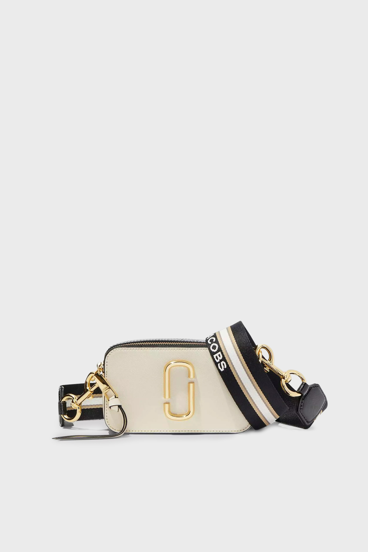 Marc Jacobs The Snapshot Ayarlanabilir Askılı Hakiki Deri Kadın Çanta M0012007 136 EKRU-SİYAH