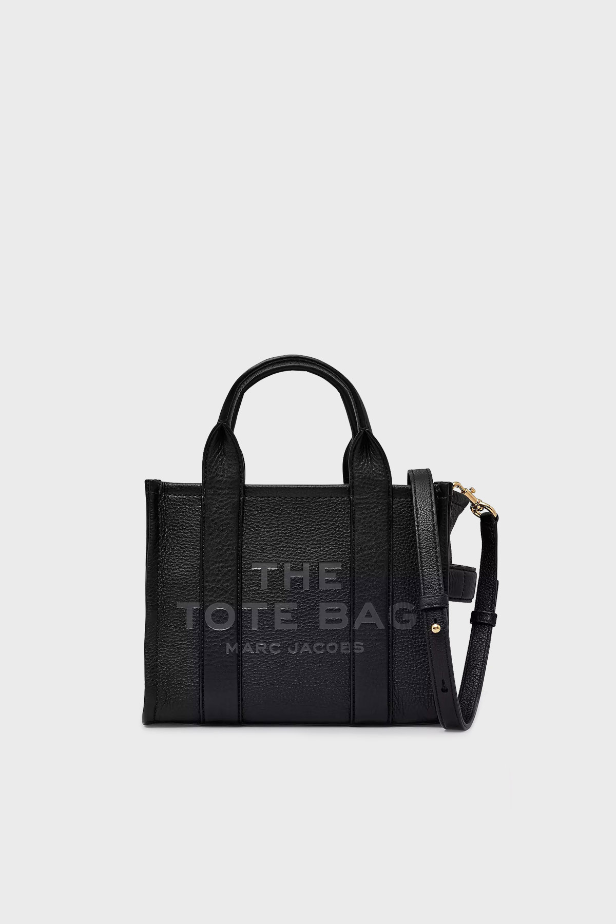 Marc Jacobs The Small Tote Çıkarılabilir Askılı Deri Kadın Çanta H009L01SP21 001 SİYAH