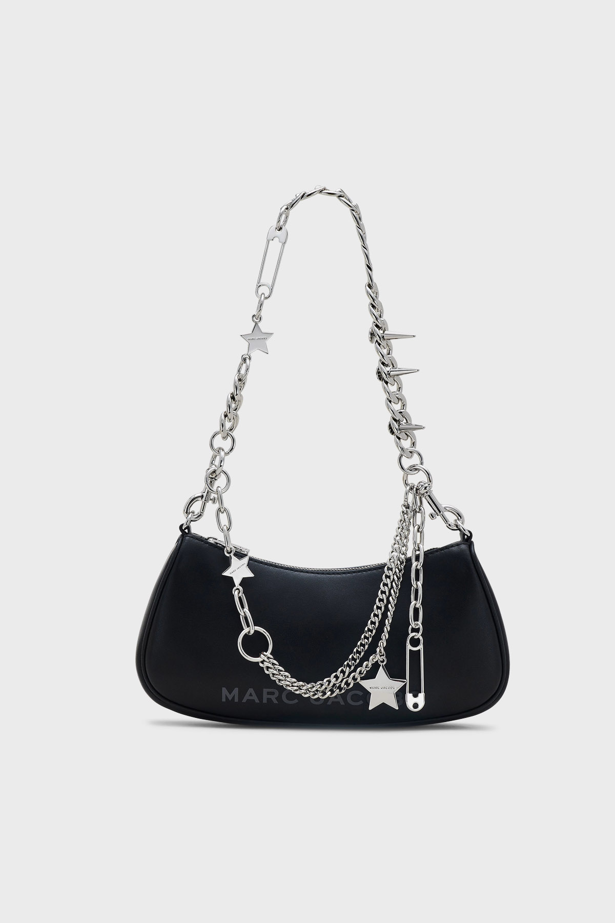 Marc Jacobs Deri Yıldız Charmlı Çıkarılabilir Askılı Mini Kadın Çanta 2R4HSH038H02 001 SİYAH