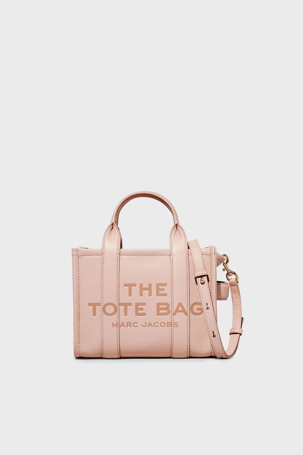 Marc Jacobs The Small Tote Logolu Çıkarılabilir Askılı Kadın Çanta H009L01SP21 624 PUDRA