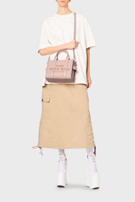 彩MARC JACOBS Marc Jacobs The Small Tote Logolu Çıkarılabilir Askılı Bayan Çanta