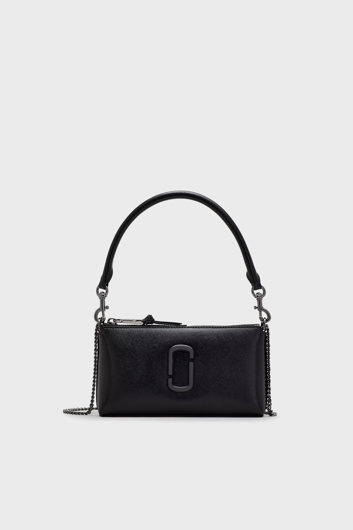 Marc Jacobs Logolu Çıkarılabilir Zincir Askılı The Pochette Kadın Çanta 2P5SMN015S02 001 SİYAH