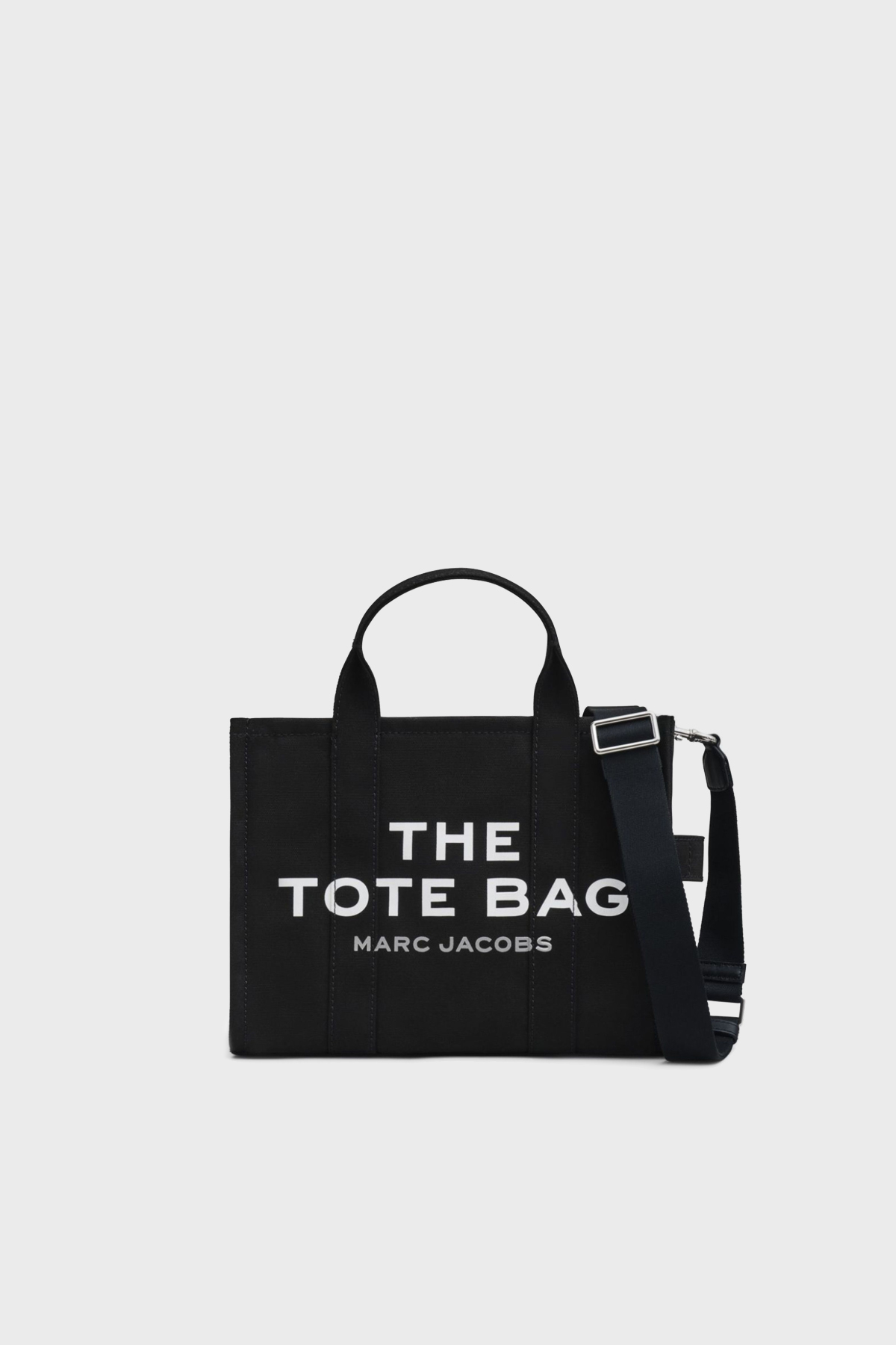 Marc Jacobs Medium Tote Pamuklu Çıkarılabilir Askılı Kadın Çanta M0016161 001 SİYAH