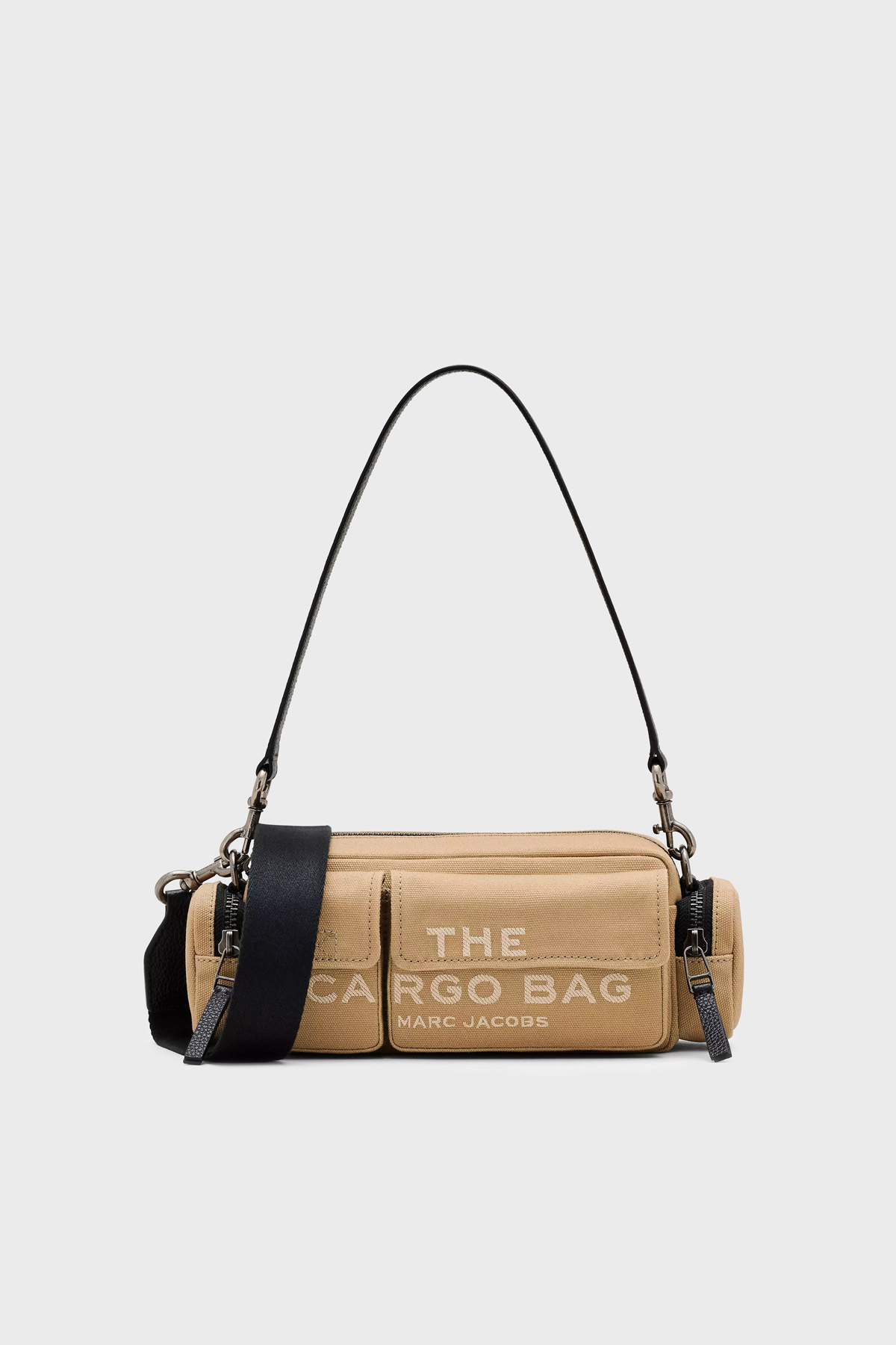 Marc Jacobs Pamuklu Logolu Çıkarılabilir Askılı The Cargo Kadın Çanta 2P5HSH025H03 230 CAMEL