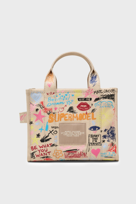 Marc Jacobs Small Tote Logolu Sabit Askılı Kadın Çanta