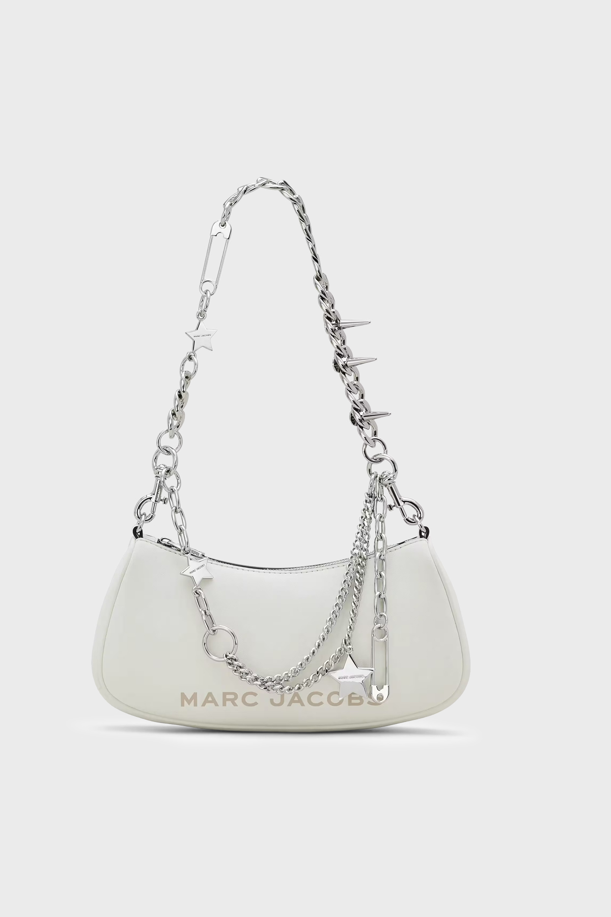 Marc Jacobs The Shoulder Deri Aksesuar Detaylı Zincir Askılı Kadın Çanta 2R4HSH038H02 137 KREM