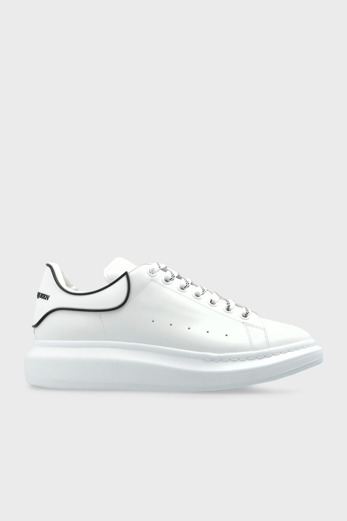 McQueen Logolu Deri Sneaker Erkek Ayakkabı 625156WIEEQ 9074 BEYAZ