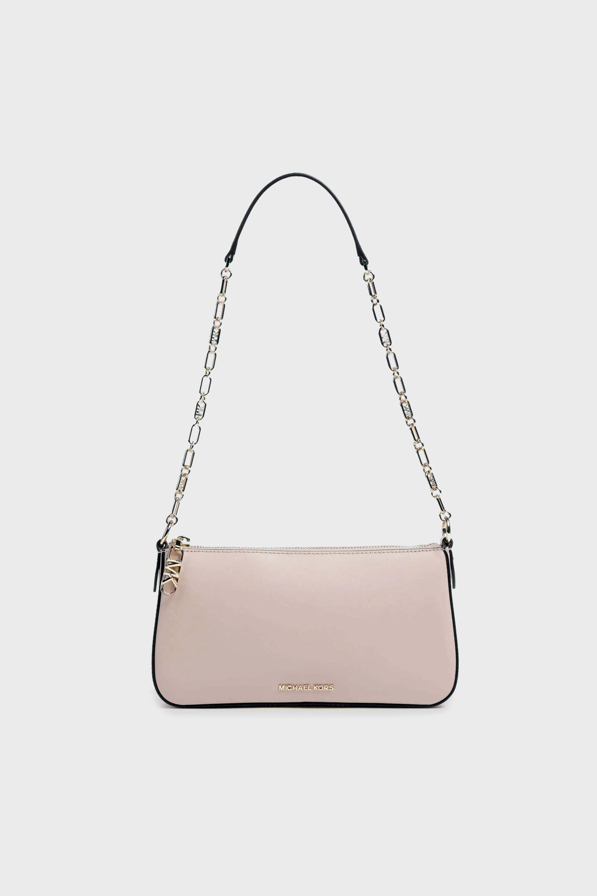 Michael Kors % 100 Deri Logolu Zincir Askılı  32H3G8EW6L187 Kadın Çanta 32H3G8EW6L 187 PUDRA