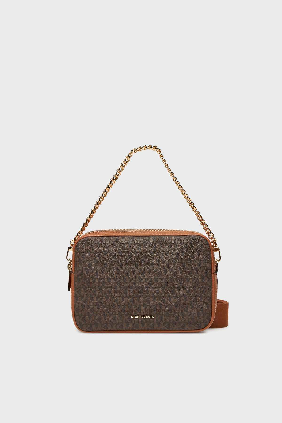 Michael Kors 4G Logo Baskılı Çıkarılabilir Askılı  32S5GYTC5B252 Kadın Çanta 32S5GYTC5B 252 KAHVE