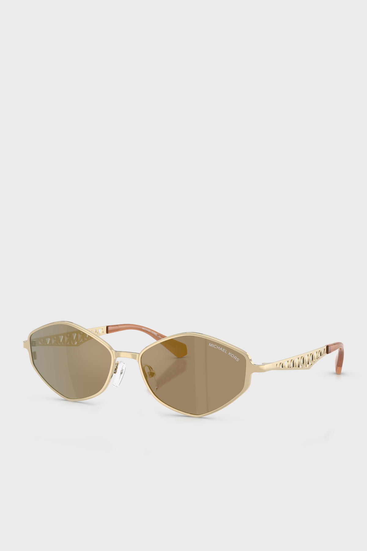 Michael Kors Asimetrik Güneş  0MK118110144T56 Kadın Gözlük 0MK1181 10144T 56 Altın