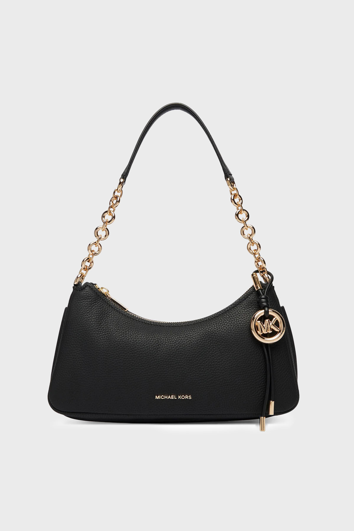 Michael Kors Deri Logolu Sabit Askılı  32R6GY5W8L001 Kadın Çanta 32R6GY5W8L 001 SİYAH