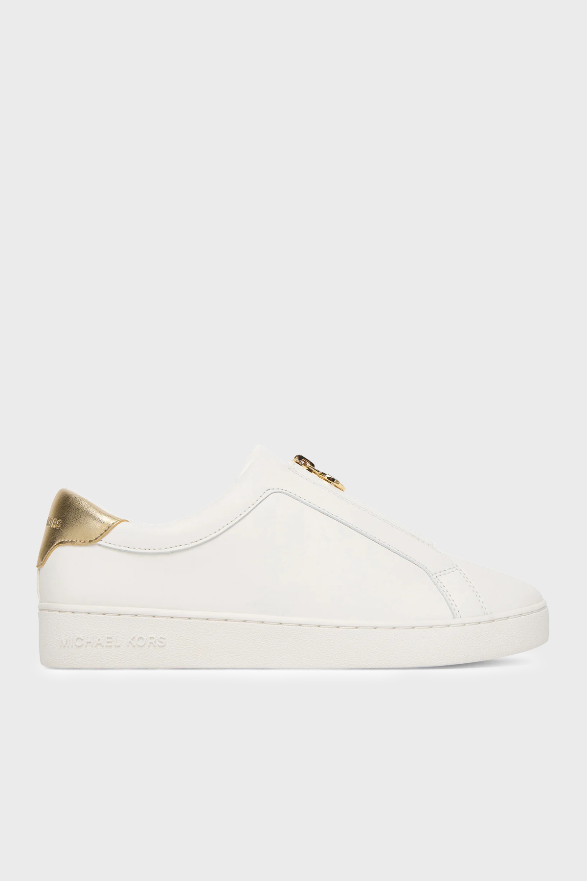 Michael Kors Deri Logolu Sneaker  43R4KTFP4L740 Kadın Ayakkabı 43R4KTFP4L 740 BEYAZ