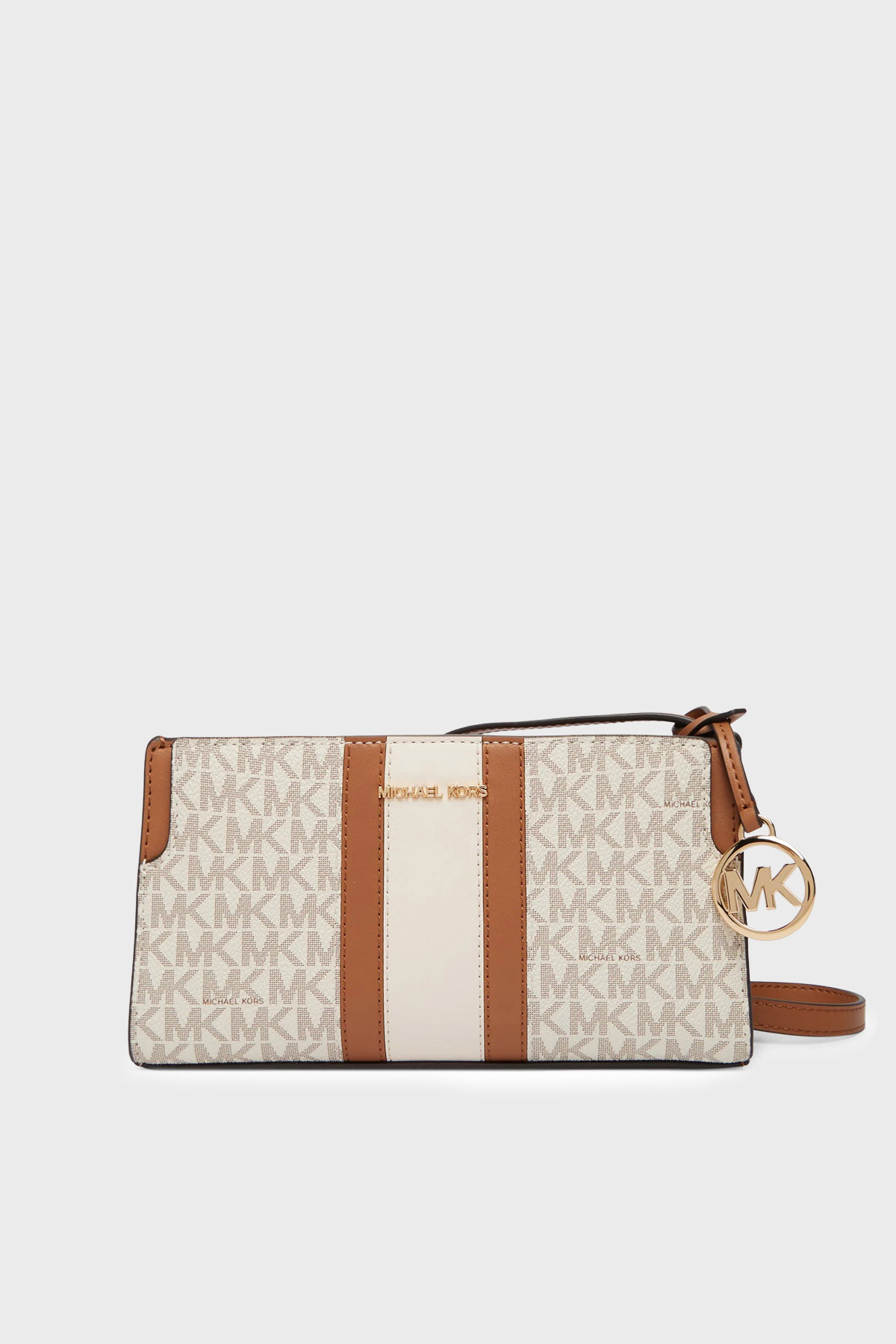 Michael Kors Logolu Ayarlanabilir Askılı  32R6GQ6C1B149 Kadın Çanta 32R6GQ6C1B 149 EKRU