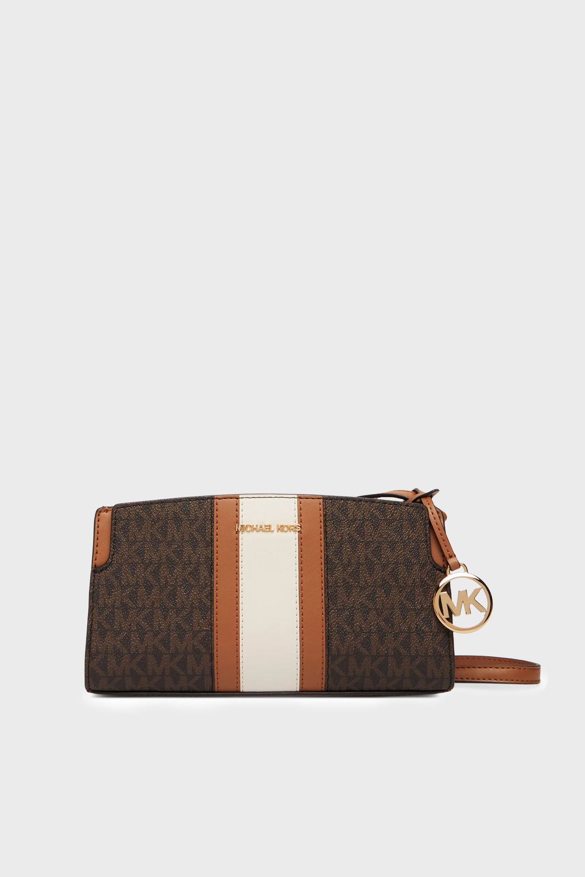 Michael Kors Logolu Ayarlanabilir Askılı  32R6GQ6C1B252 Kadın Çanta 32R6GQ6C1B 252 KAHVE