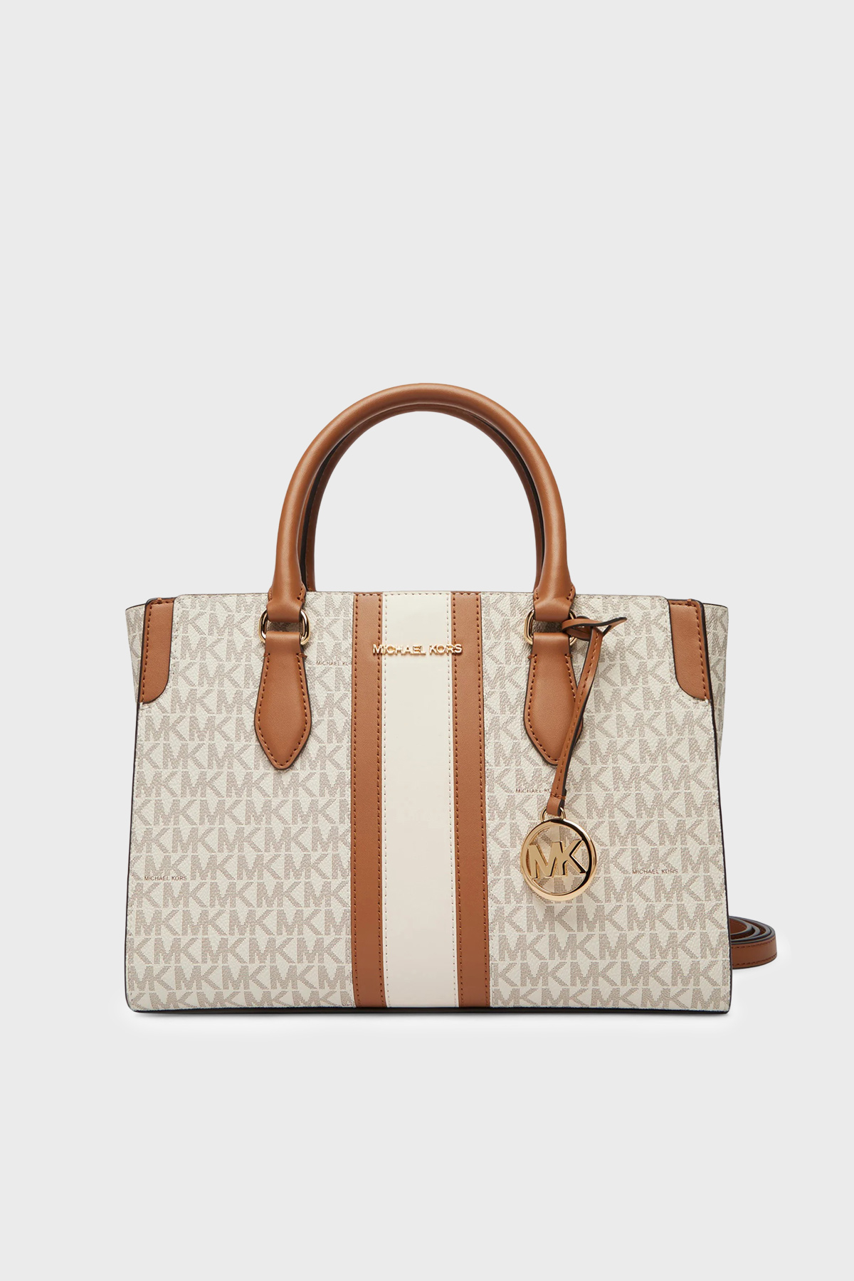 Michael Kors Logolu Ayarlanabilir ve Çıkarılabilir Askılı  30R6GQ6S2B149 Kadın Çanta 30R6GQ6S2B 149 EKRU