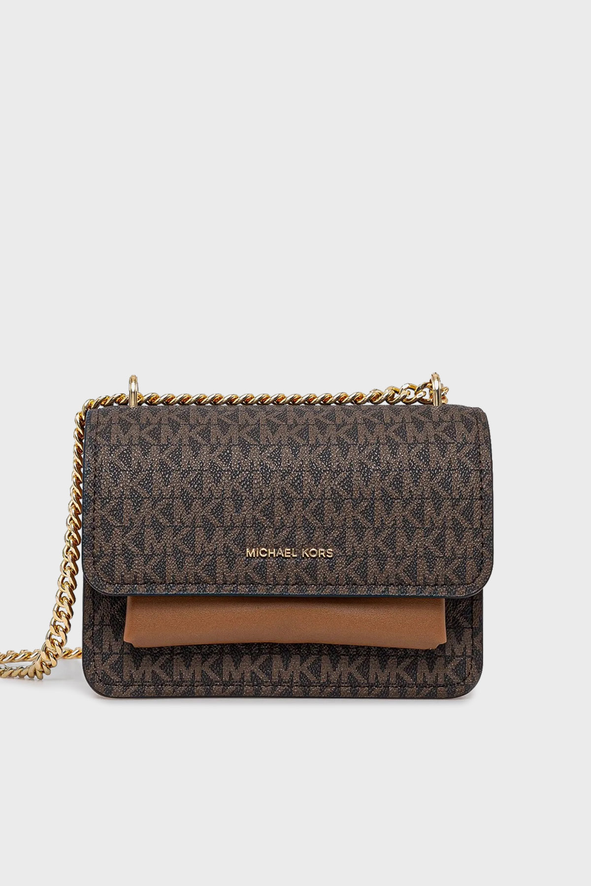 Michael Kors Logolu Ayarlanabilir Zincir Askılı  32R5GC7C1B252 Kadın Çanta 32R5GC7C1B 252 KAHVE