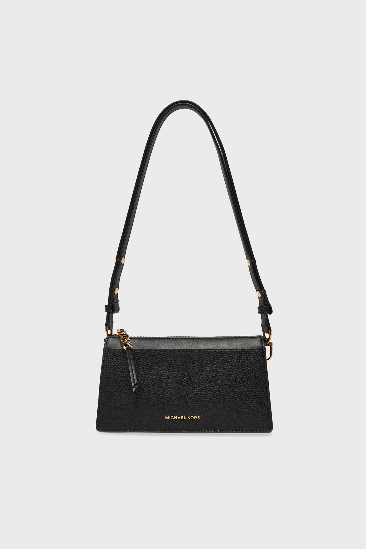 Michael Kors Logolu Çıkarılabilir Askılı  32H3G8EC7L001 Kadın Çanta 32H3G8EC7L 001 SİYAH
