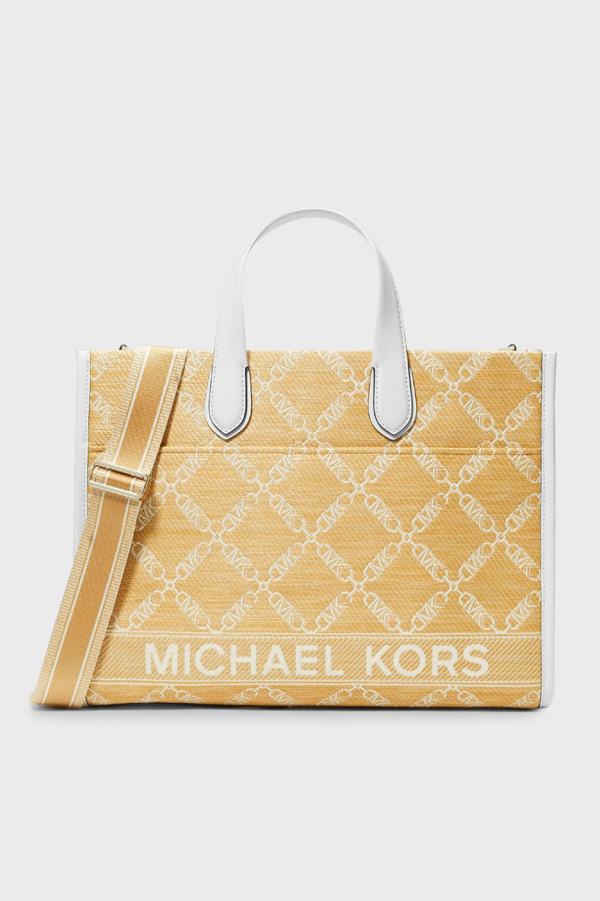 Michael Kors Logolu Çıkarılabilir Uzatma Askılı Tote  30S4S3GT3O884 Kadın Çanta 30S4S3GT3O 884 SARI