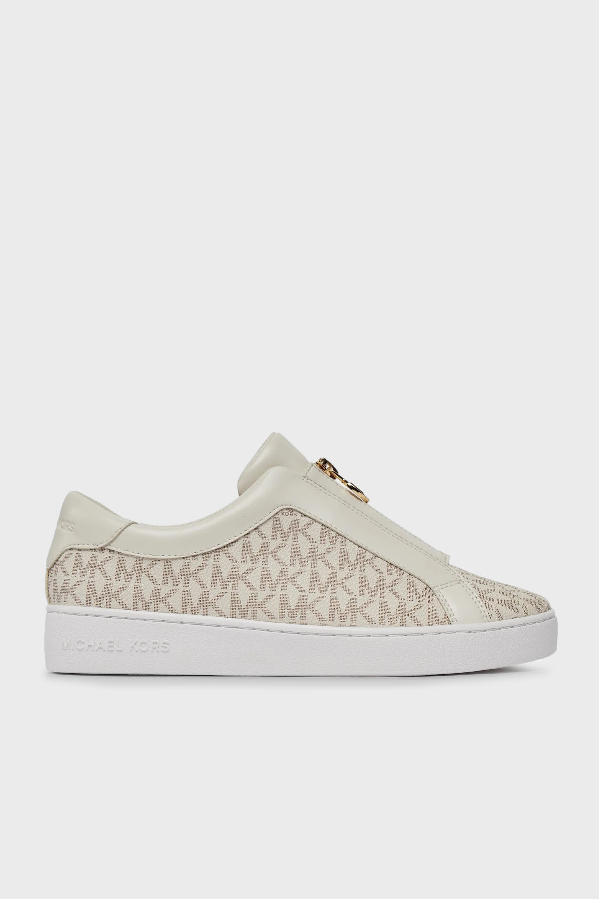 Michael Kors Logolu Fermuarlı Sneaker  43R4KTFP2B150 Kadın Ayakkabı 43R4KTFP2B 150 BEYAZ