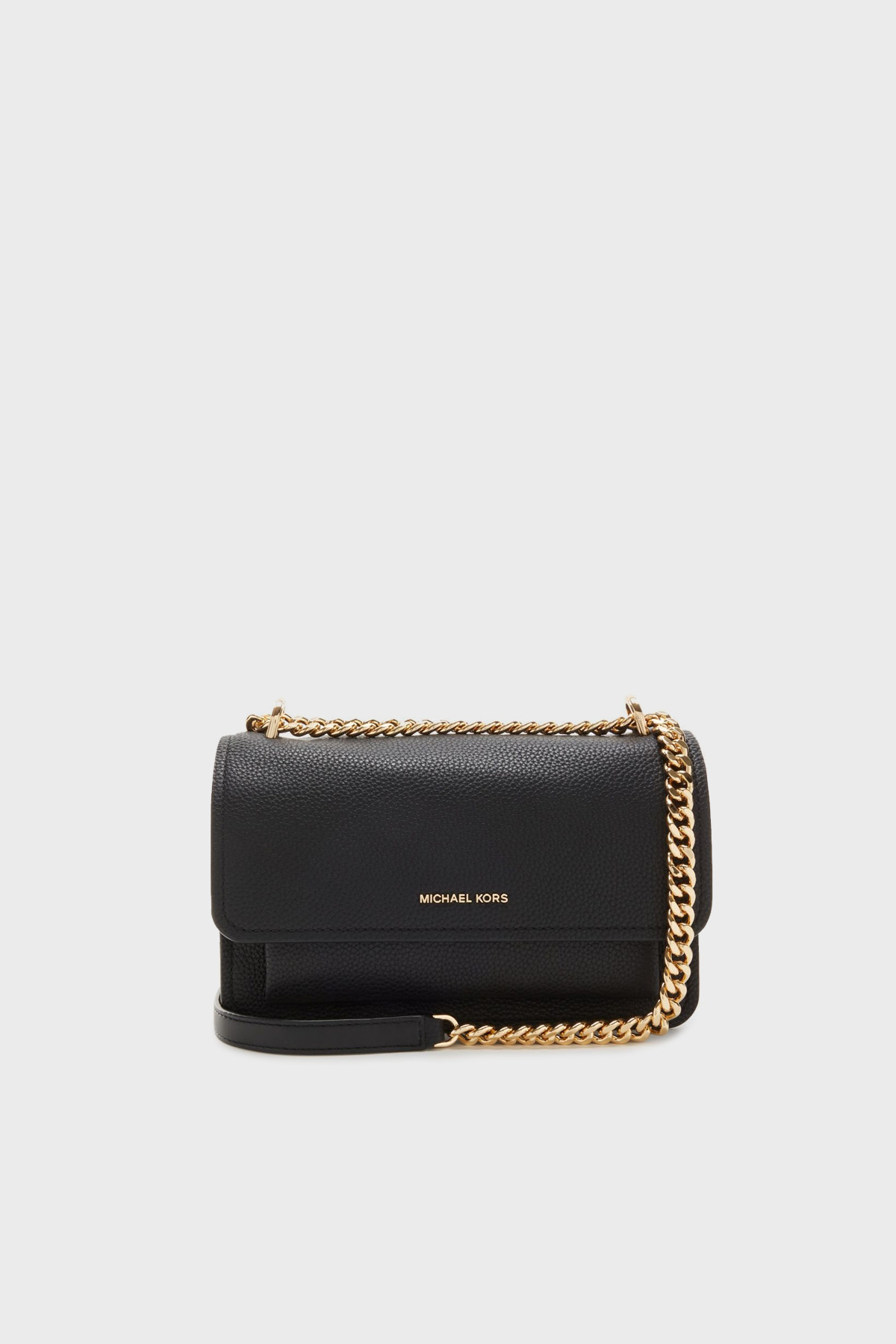 Michael Kors Logolu Hakiki Deri Ayarlanabilir Zincir Askılı  30T4GC7L3T001 Kadın Çanta 30T4GC7L3T 001 SİYAH