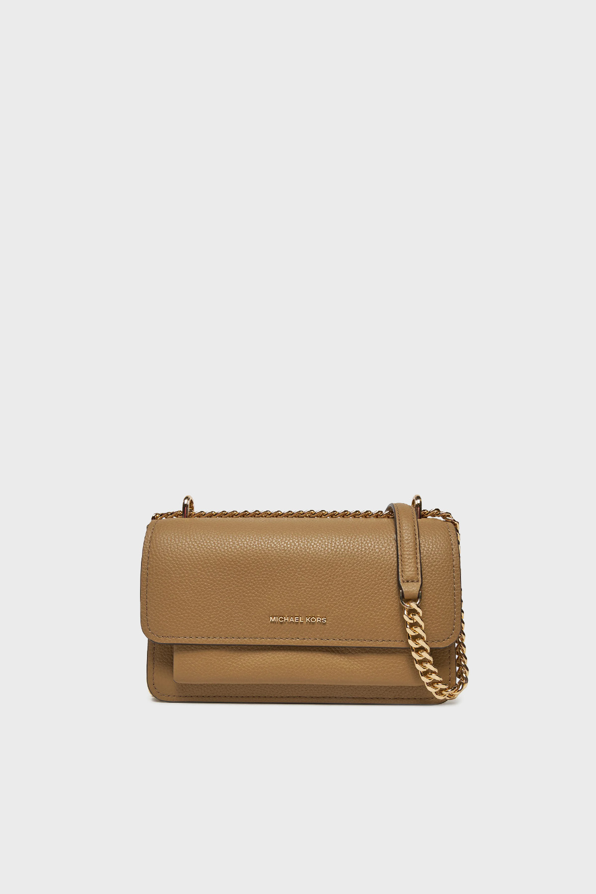 Michael Kors Logolu Hakiki Deri Ayarlanabilir Zincir Askılı  30T4GC7L3T297 Kadın Çanta 30T4GC7L3T 297 BEJ