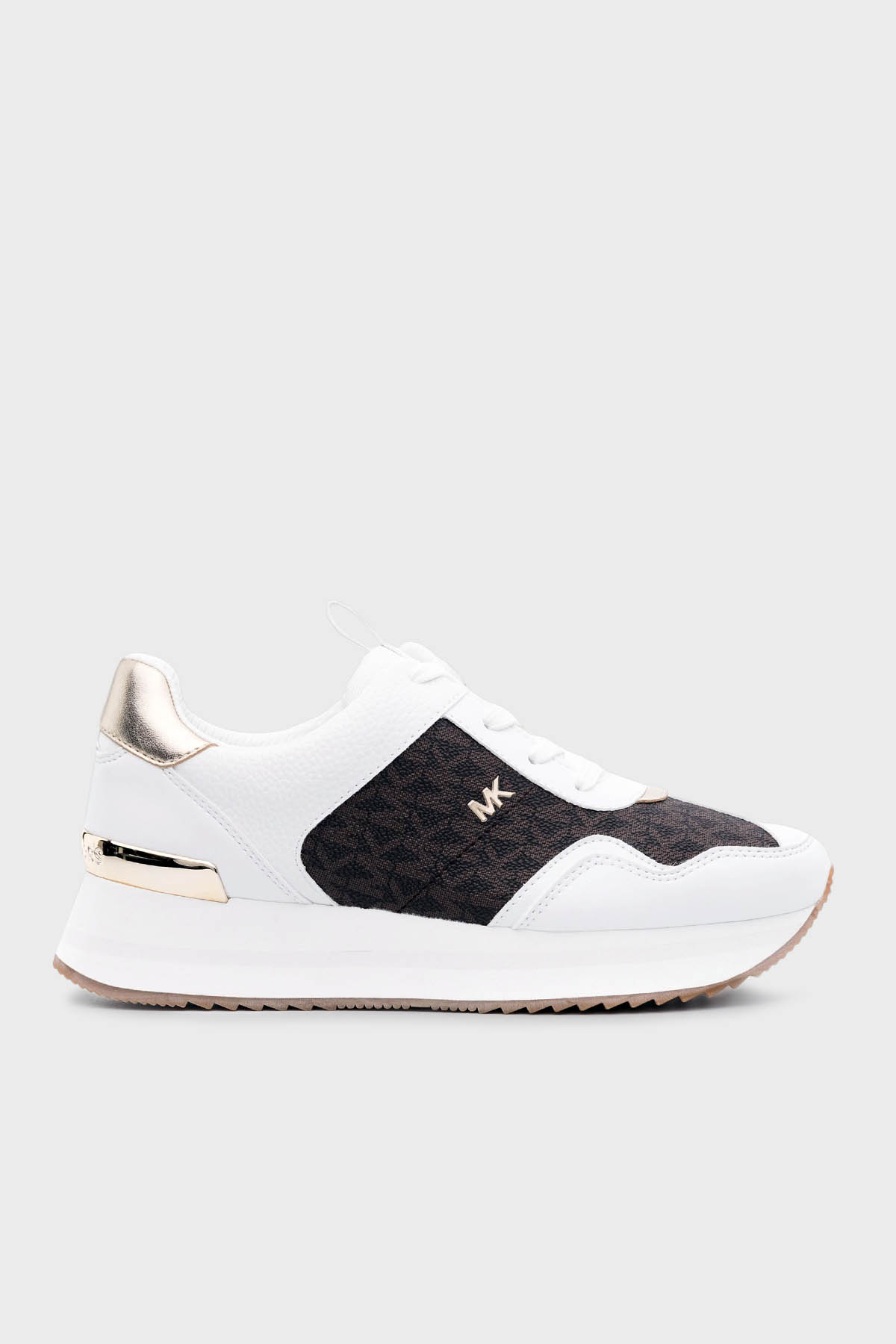 Michael Kors Logolu Platform Sneaker  43R4RNFSAB200 Kadın Ayakkabı 43R4RNFSAB 200 KAHVE