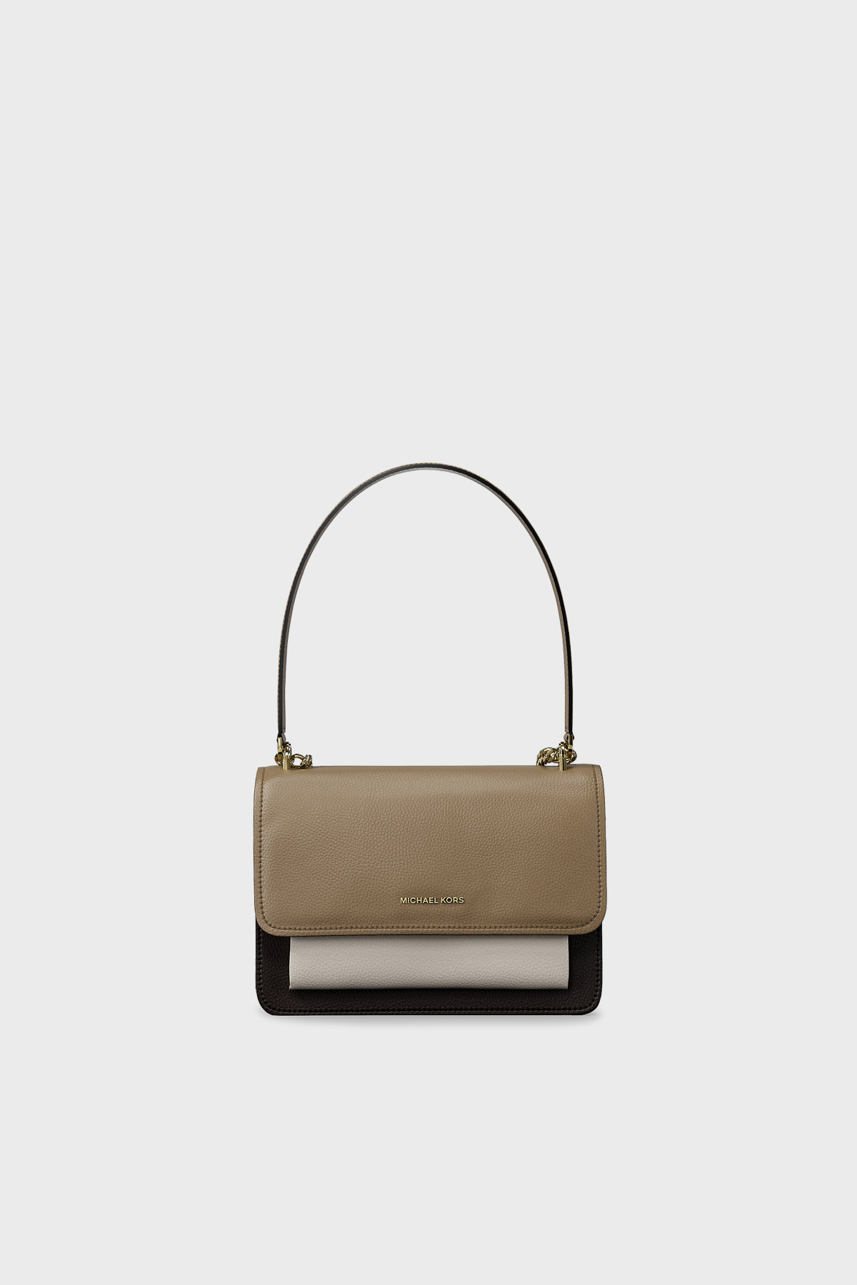 Michael Kors Logolu Zincir Askılı  32F5GC7C1T293 Kadın Çanta 32F5GC7C1T 293 TOPRAK