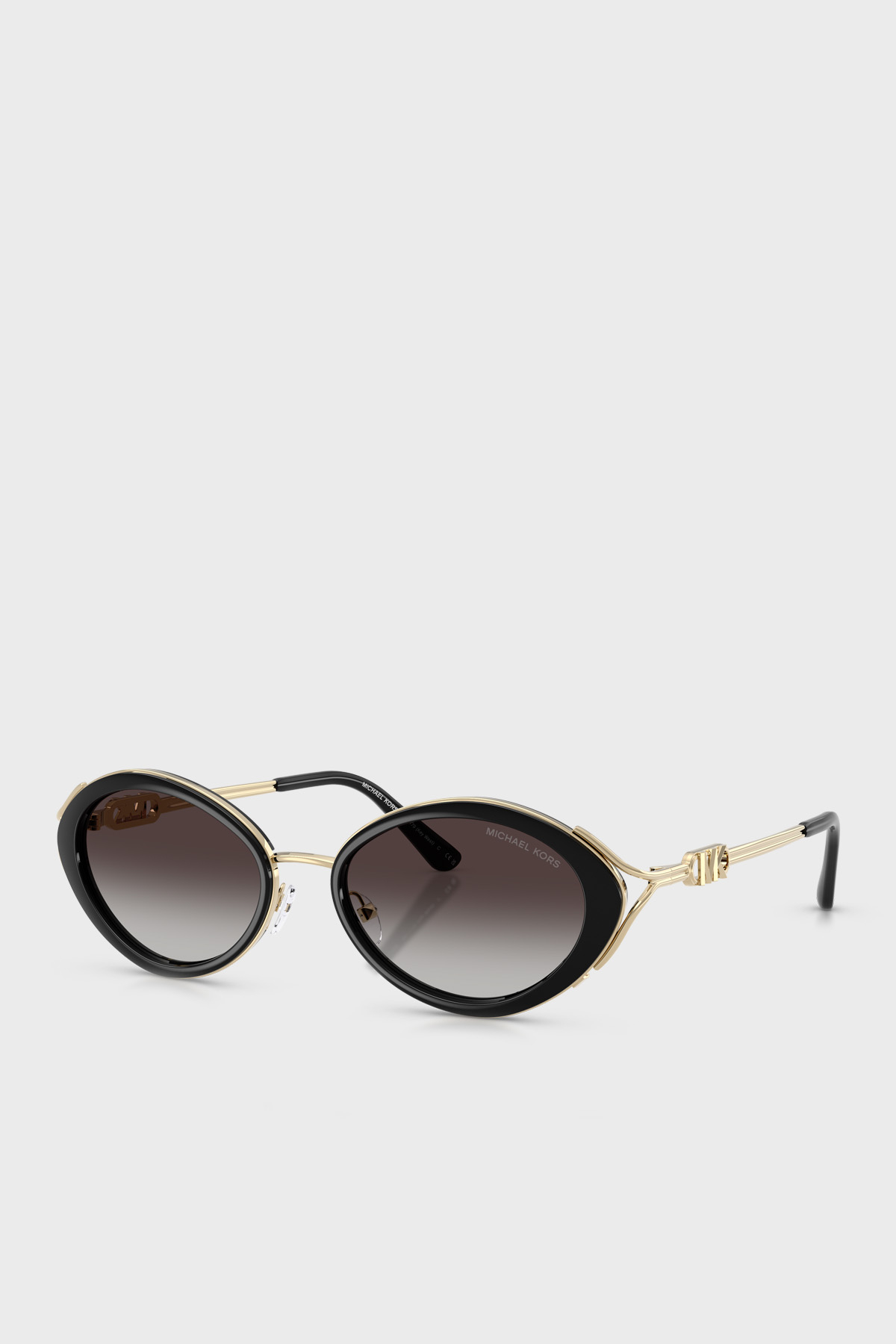 Michael Kors Oval Güneş  0MK117930058G53 Kadın Gözlük 0MK1179 30058G 53 Siyah