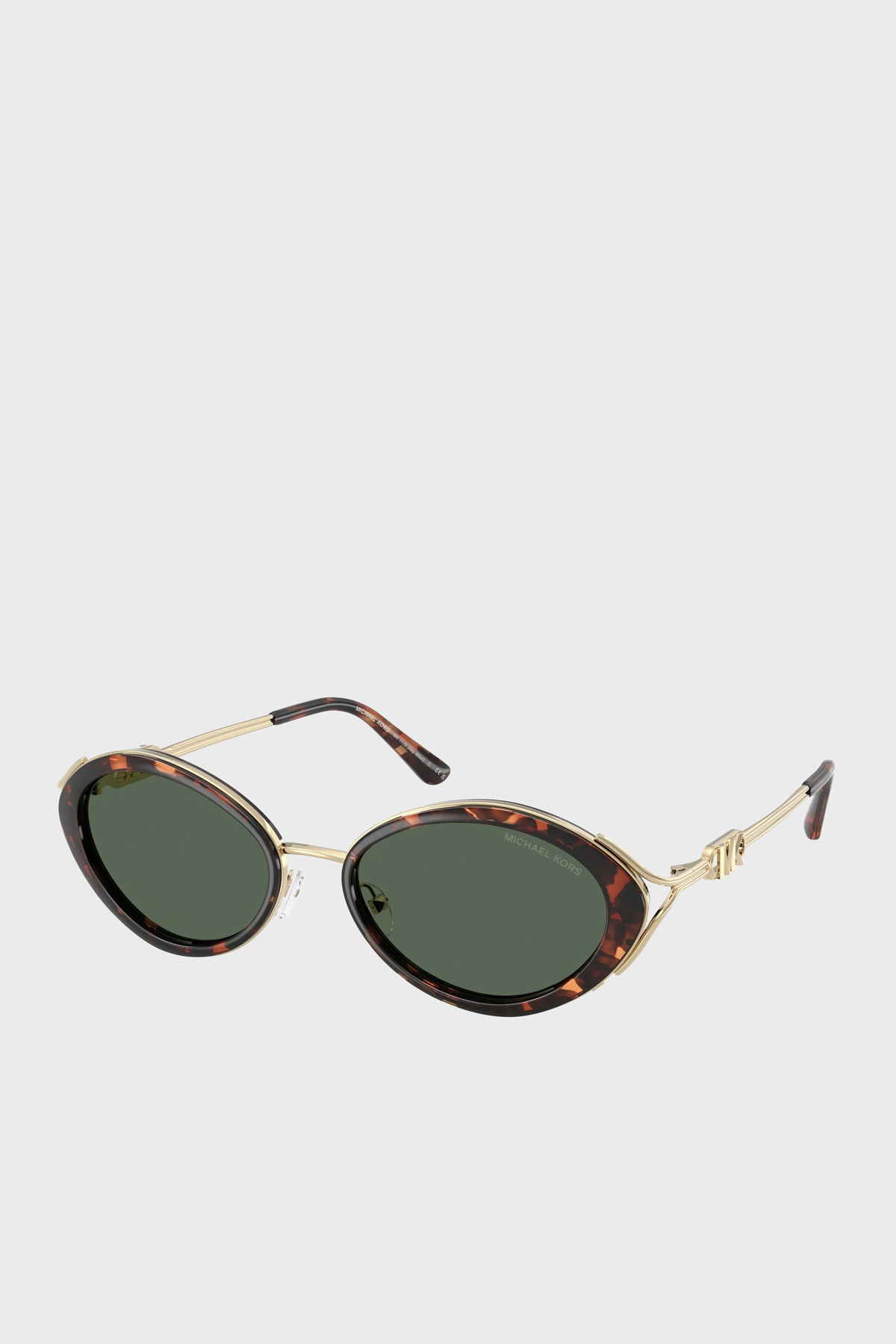 Michael Kors Oval Güneş  0MK117940317153 Kadın Gözlük 0MK1179 403171 53 Kaplumbağa kabuğu