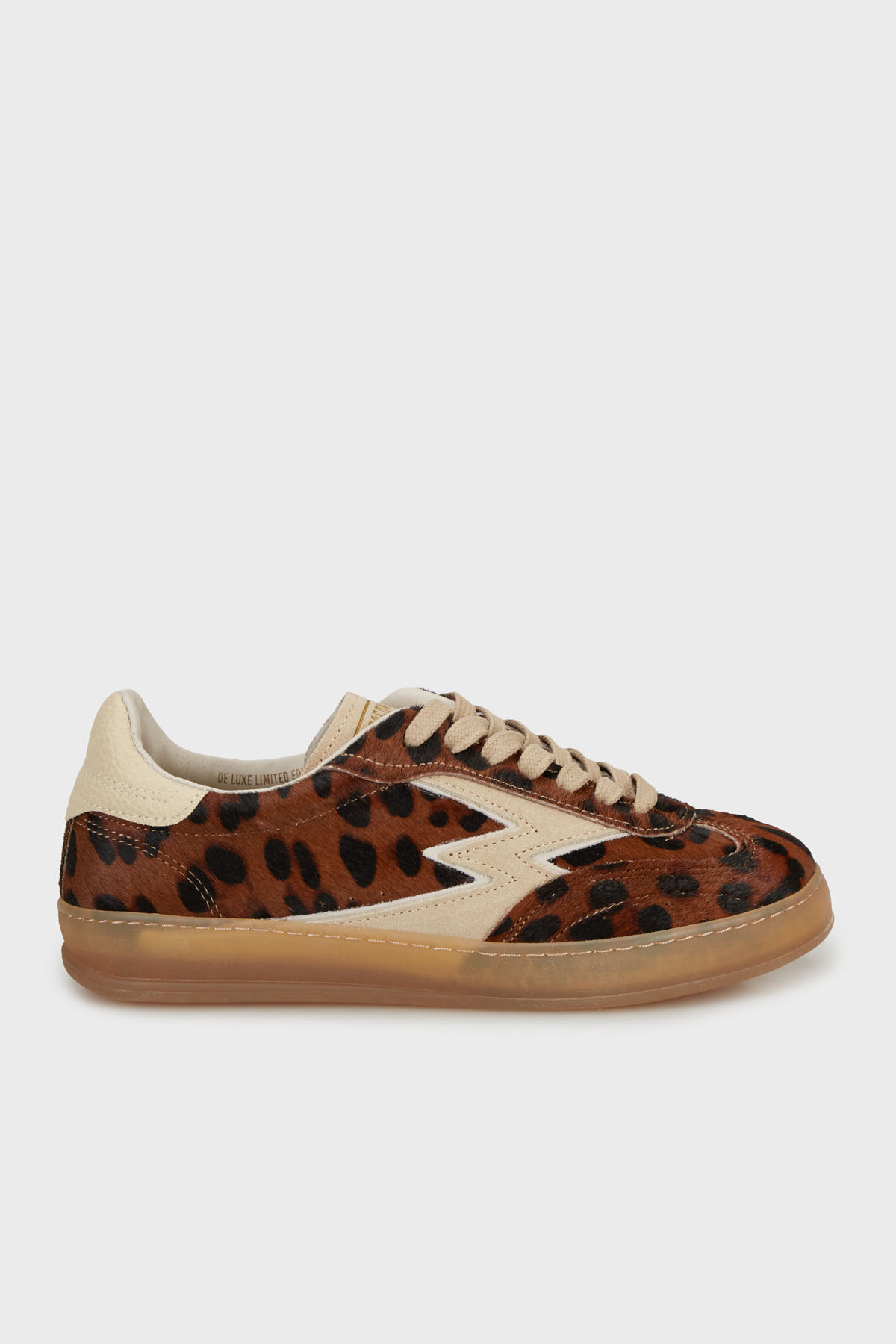 Moaconcept Leopar Desenli Deri Sneaker Kadın Ayakkabı MG635CO LEOPAR