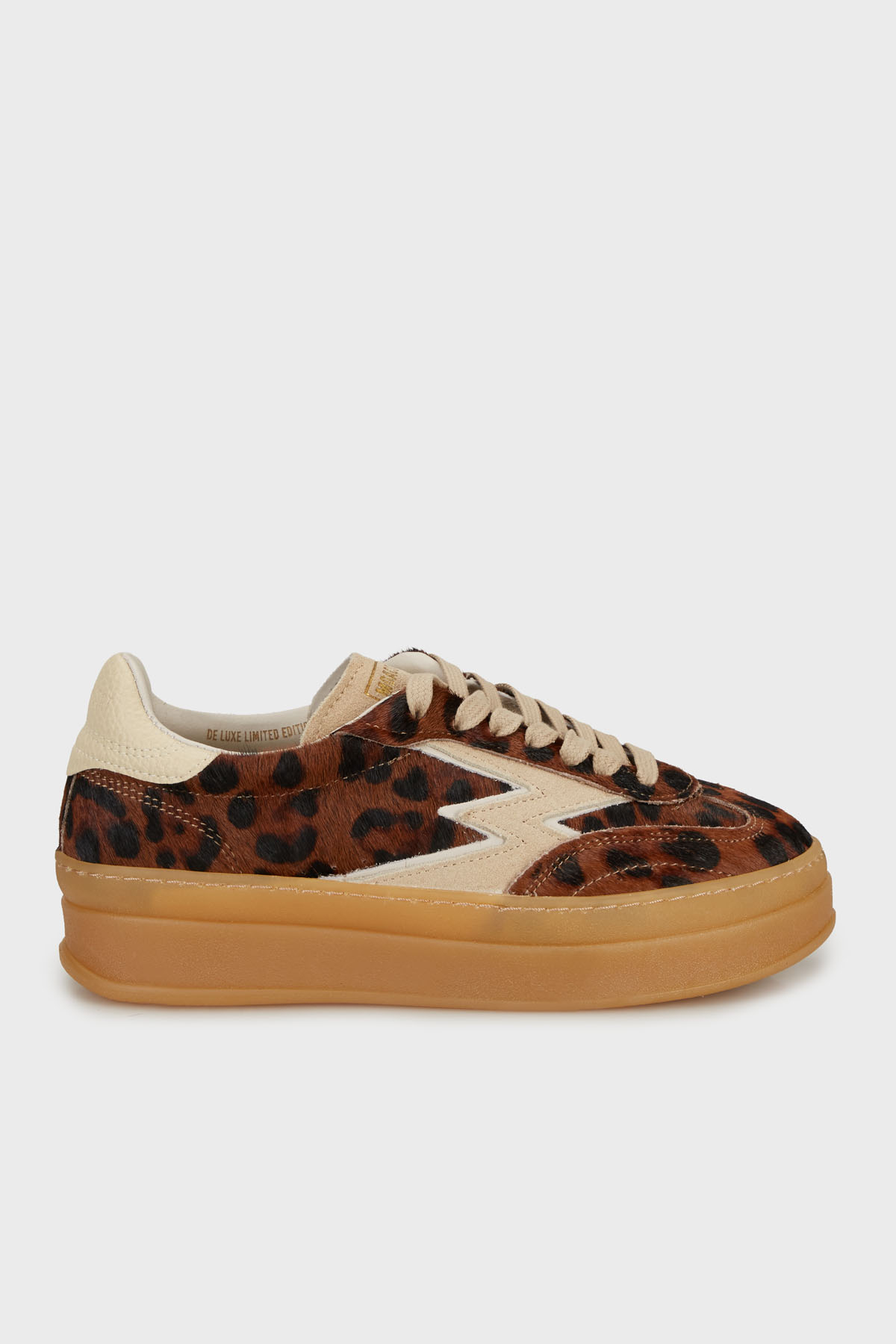 Moaconcept Leopar Desenli Deri Sneaker Kadın Ayakkabı MG653CO1 LEOPAR