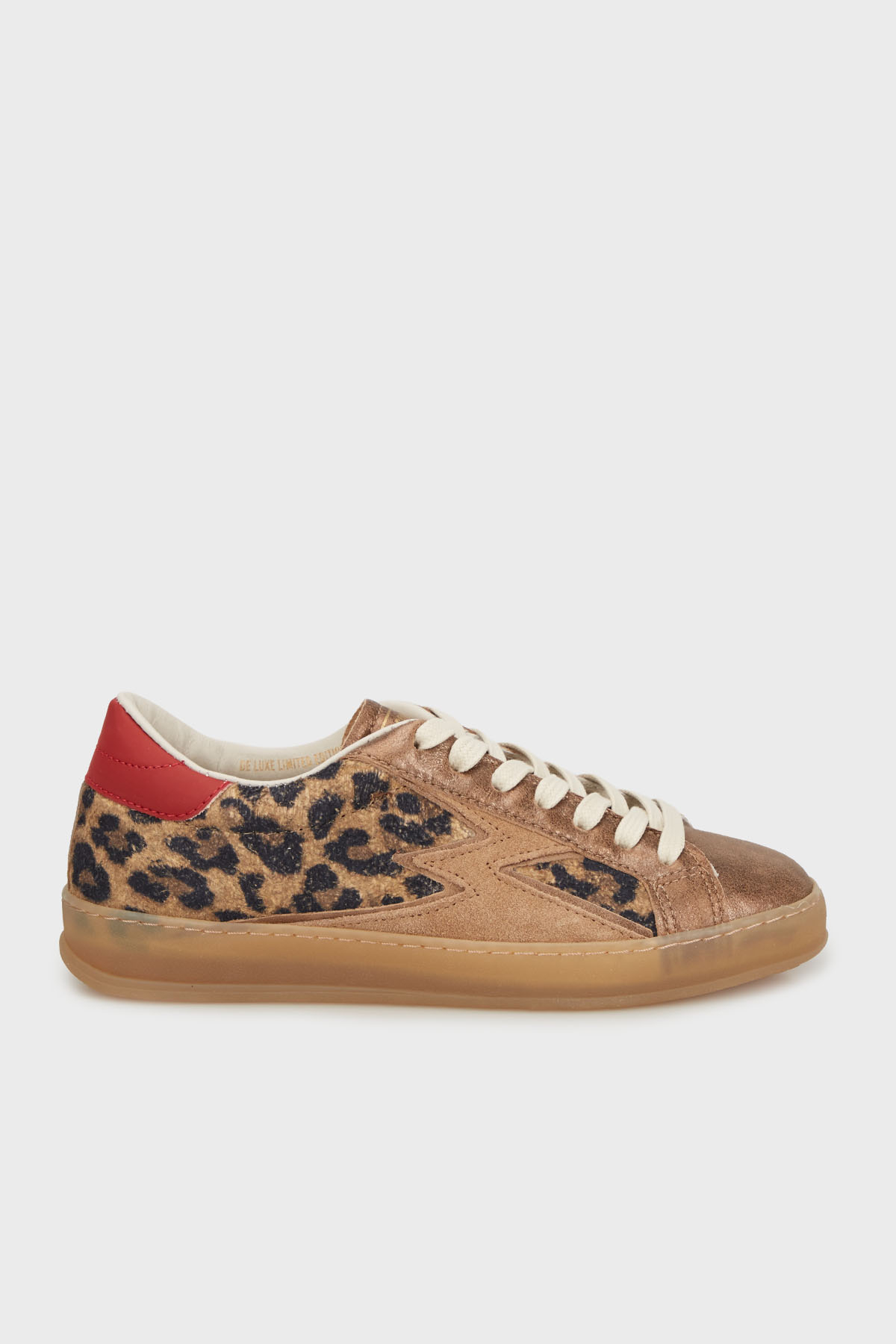 Moaconcept Leoparlı Süet Sneaker Kadın Ayakkabı IC137 KAHVE