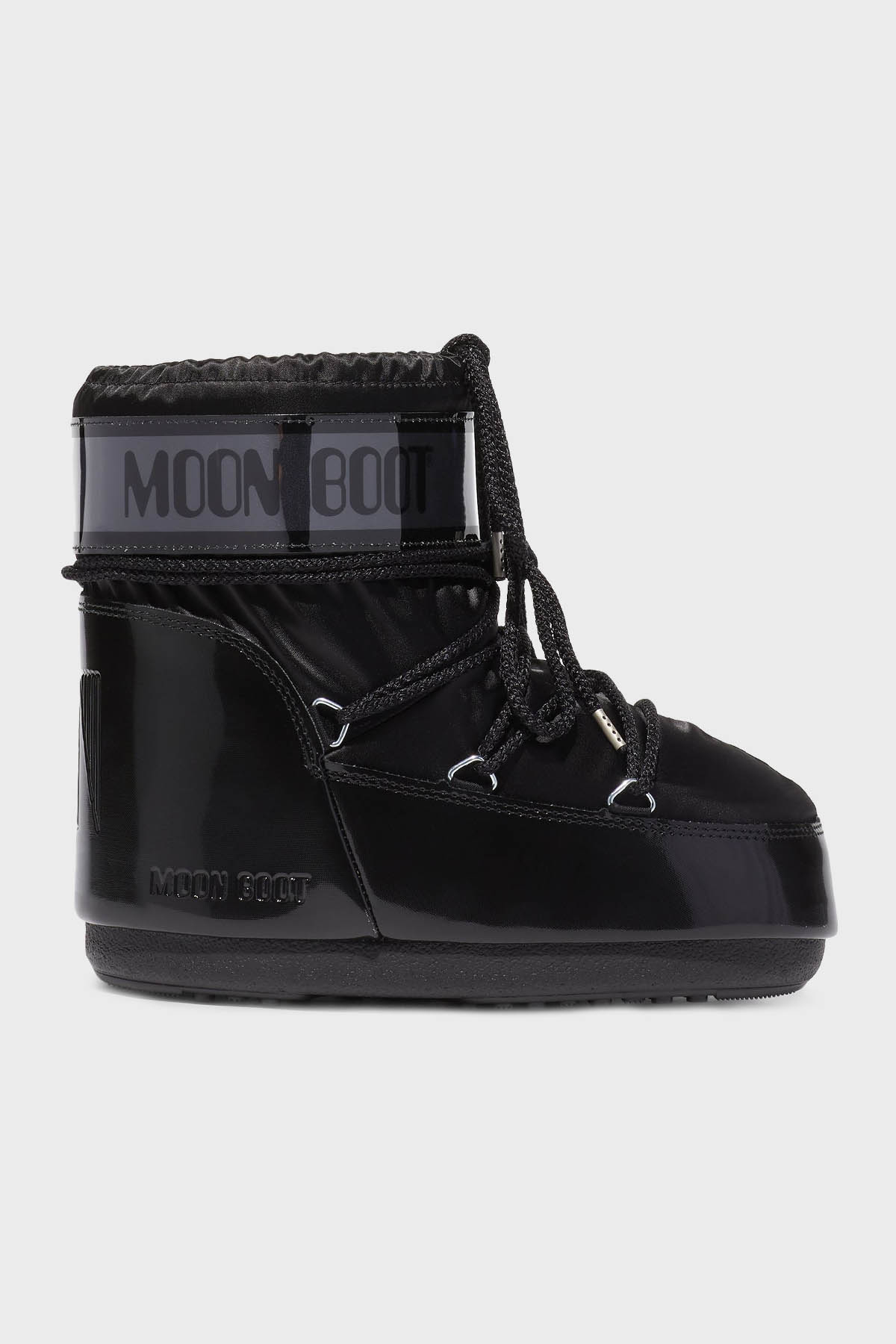 Moon Boot Logolu Bağcıklı Su İtici Kadın Kar Botu 80D1409350 N001 SİYAH