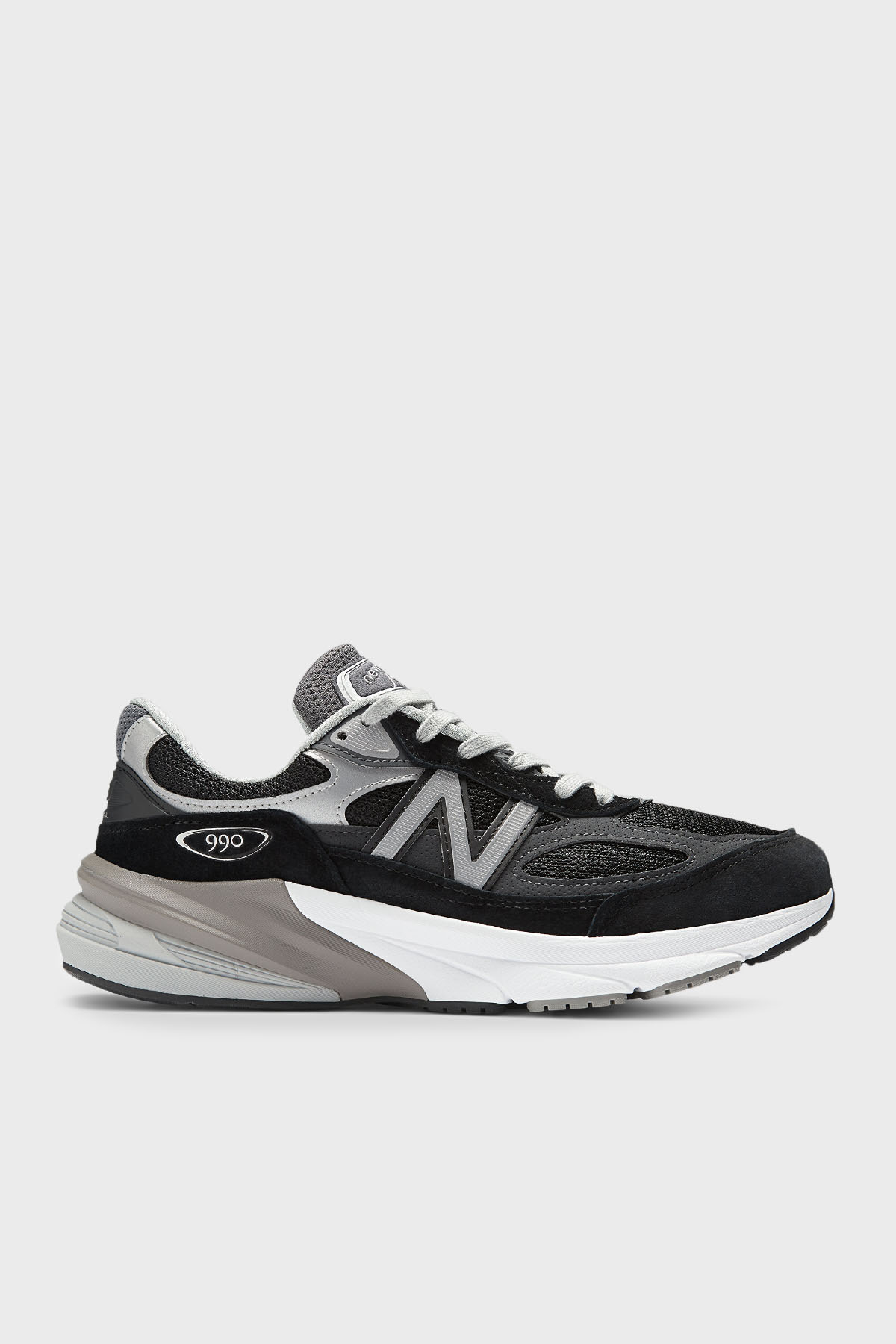 New Balance Hakiki Deri Karışımlı Kalın Taban Sneaker Unisex Ayakkabı W990BK6 SİYAH