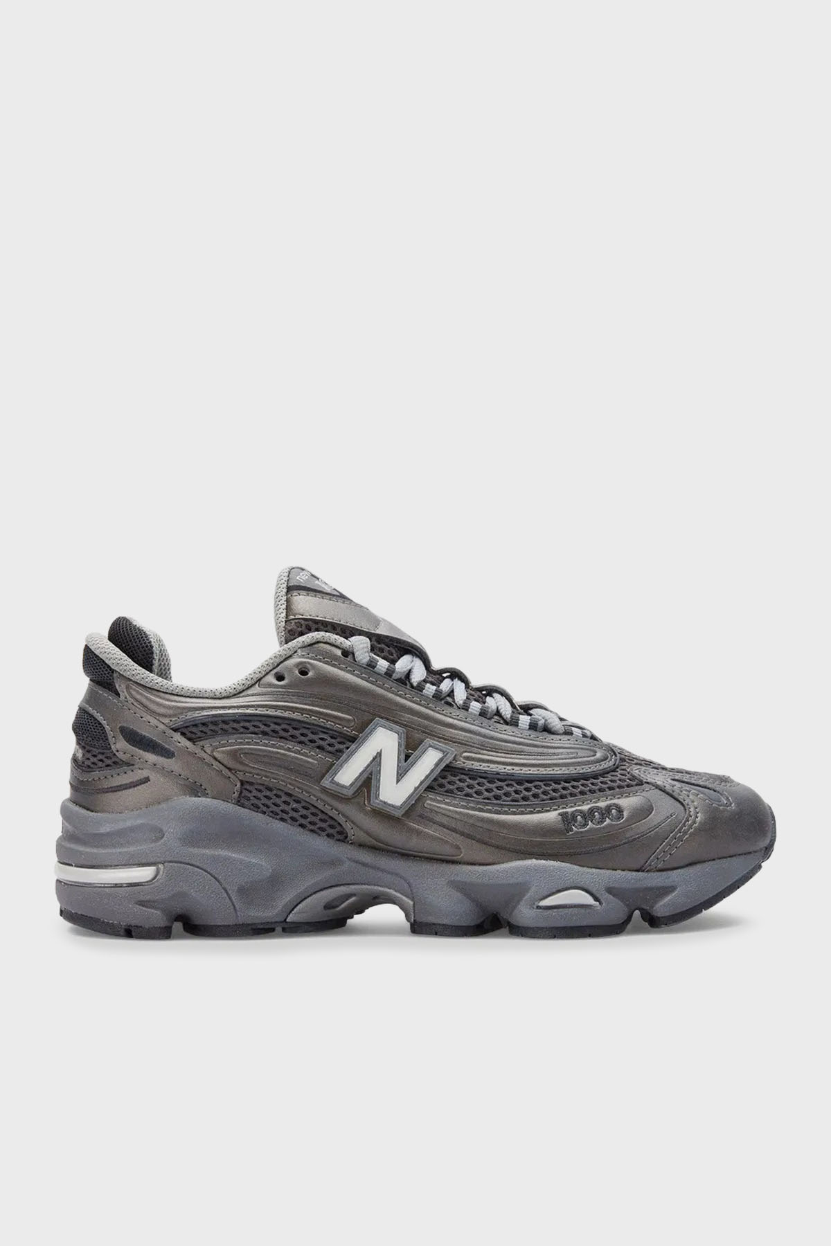 New Balance Logolu Bağcıklı Sneaker Erkek Ayakkabı M1000F SİYAH-GRİ