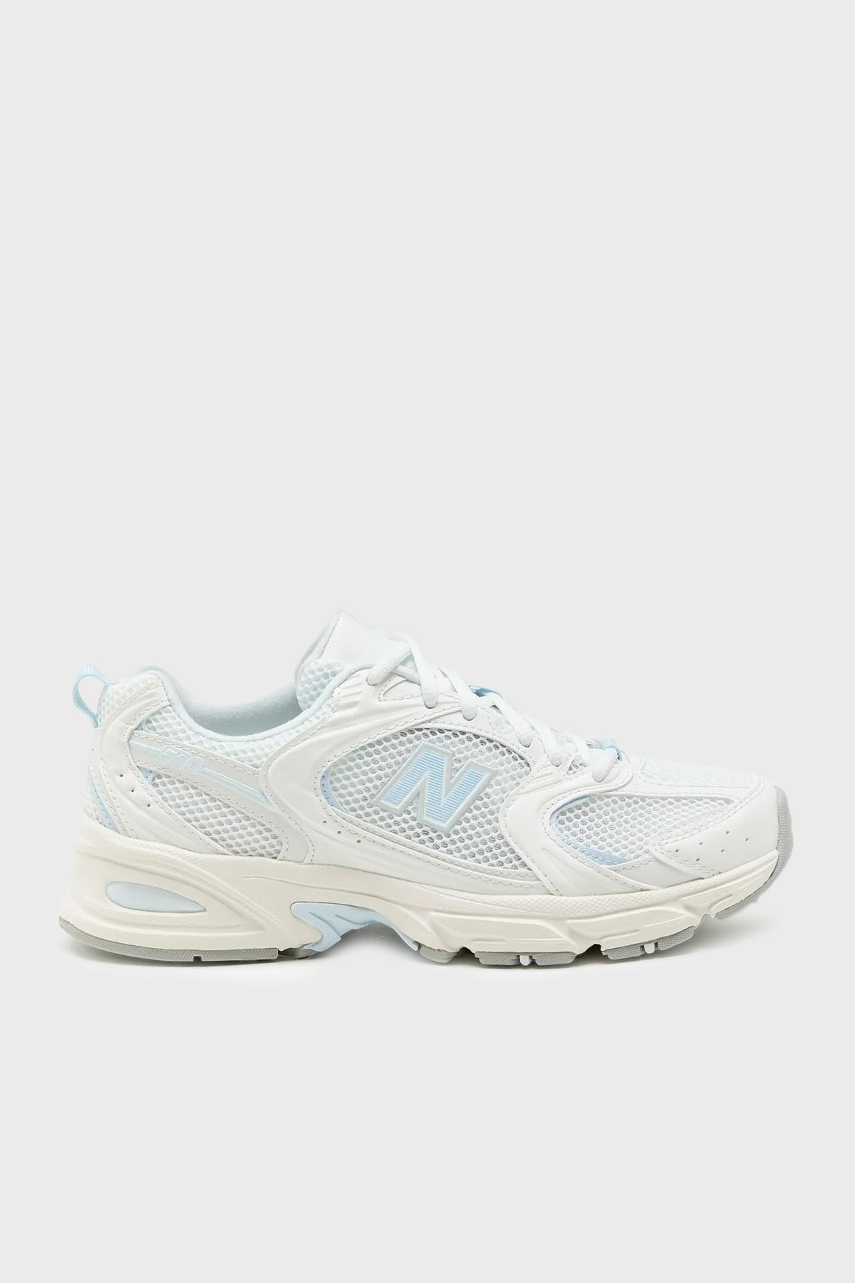 New Balance Logolu File Detaylı Sneaker Kadın Ayakkabı U530CSD BEYAZ-MAVİ