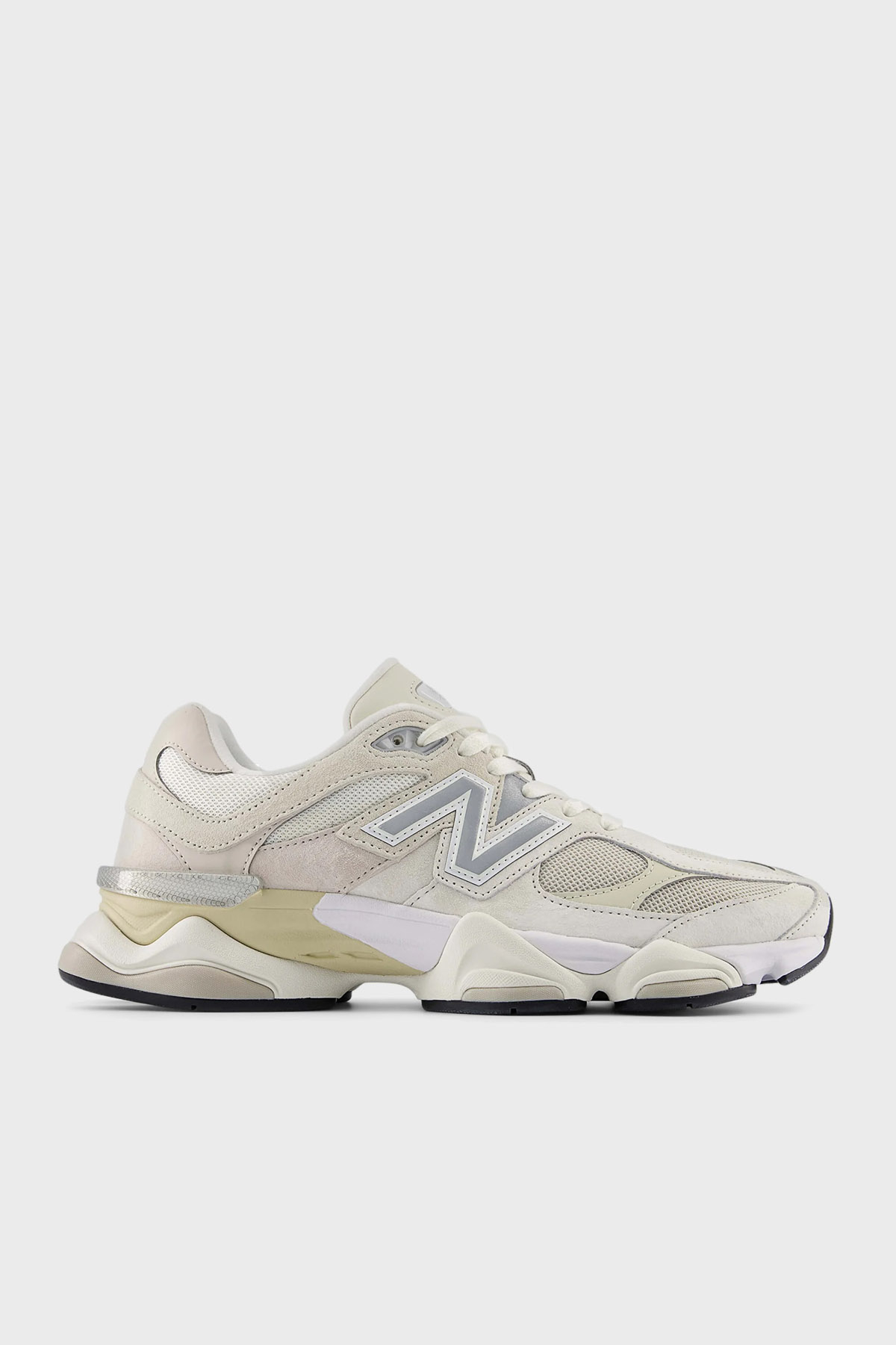 New Balance Logolu Hakiki Deri Kalın Tabanlı Sneaker Unisex Ayakkabı U9060WHT BEYAZ-BEJ
